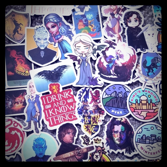 4/$12 Sale Game of Thrones Stickers